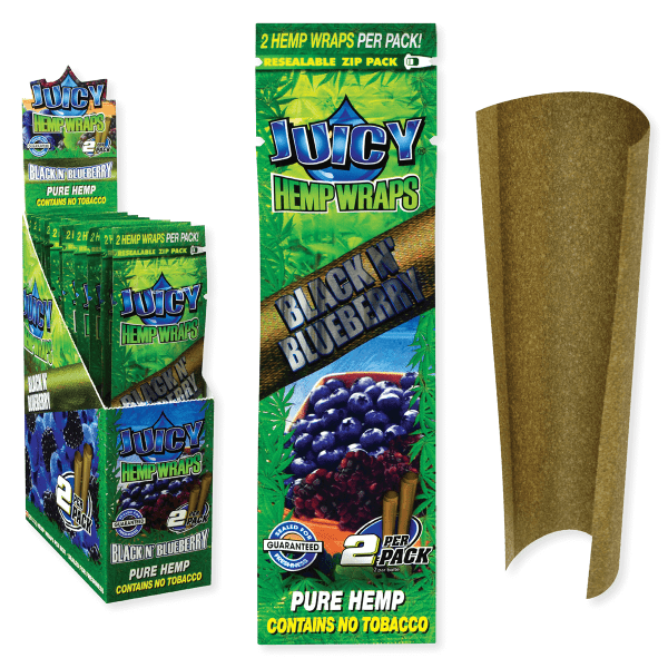 Juicy Hemp Wraps - Black n Blueberry