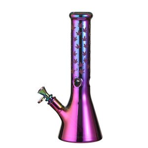 Xtreme 13" Electro-Plated Beaker Bong - Pink Rainbow (XTR-210)