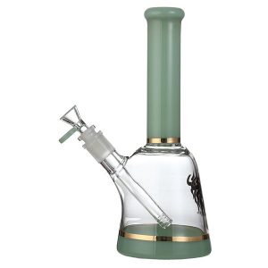 Xtreme 11" color tube Beaker Bong Green (XTR-212)