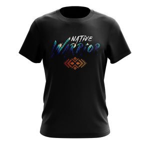 Heavy Sports T-Shirt - Black - Native Warrior (0280 NWAR)