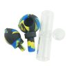 7" Silicone Pipe w/ Built in Honey Comb Percolator (AK07) - Image 3