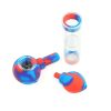 7" Silicone Pipe w/ Built in Honey Comb Percolator (AK07) - Image 2