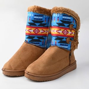 Nutrendz Winter Boots 16112 brown and Turquoise