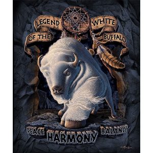 Medium Weight Signature Blanket - Legend of the white Buffalo (1702-7335)