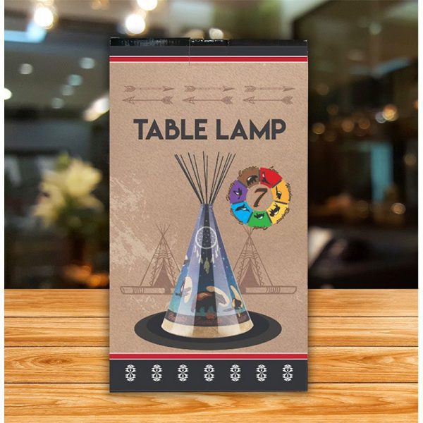Modern 7 Animal Parchment Desk Teepee Lamp Individual - Large (LP-10028) - Image 4