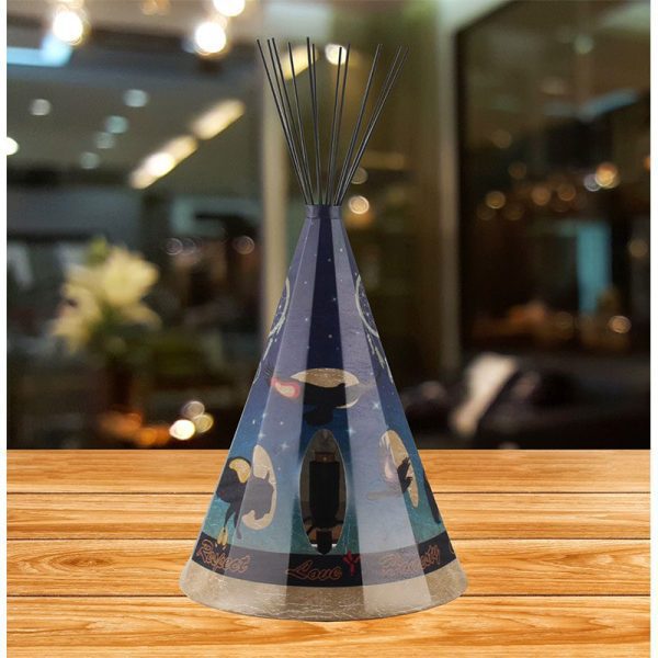 Modern 7 Animal Parchment Desk Teepee Lamp Individual - Large (LP-10028) - Image 2