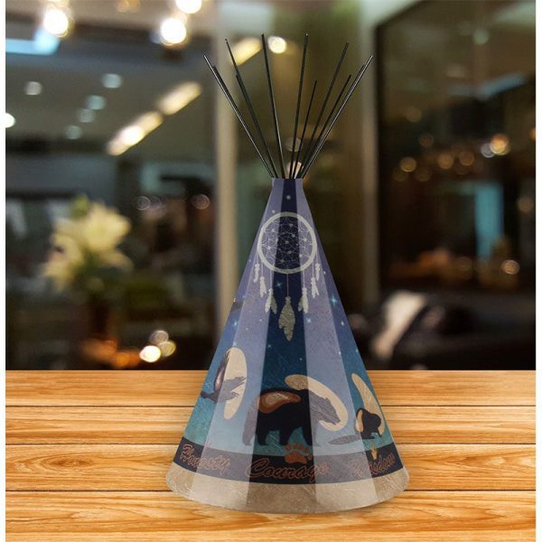 Modern 7 Animal Parchment Desk Teepee Lamp Individual - Large (LP-10028) - Image 3
