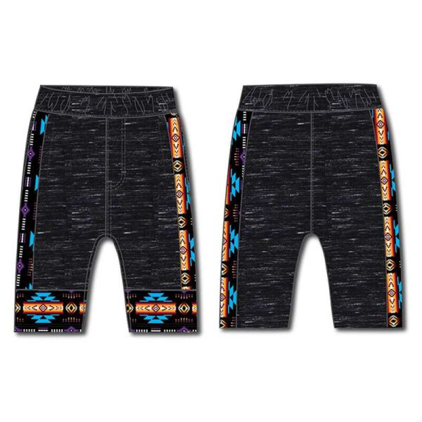 Single Jersey Knit Material  Athletic Shorts - Adult - Black (1226-1601)