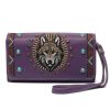 Embroidered Clutch - Wolf (1630 WF) - Image 6