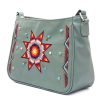 Embroidered Cross Body Bag - Star Design (1640 ST) - Image 4