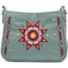 Embroidered Cross Body Bag - Star Design (1640 ST) - Image 8