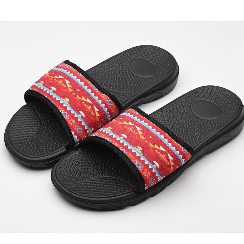 7 Lake Design Summer Sandals /Sliders for Men – Red (0812-2305 ...