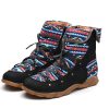 Ladies Summer Boots - 7 Lakes Design - Black & Red (0843) - Image 3