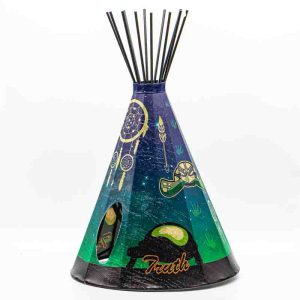 Modern Turtle Parchment Desk Teepee Lamp Individual - Small (LP-10041)