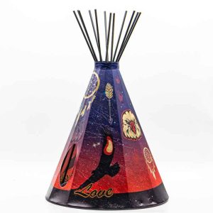 Modern Eagle Parchment Desk Teepee Lamp Individual - Small (LP-10039)