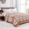 Silk Touch One Ply Queen Blanket Medicine Wheel w/Eagle Feather 2021(0587) - Image 4