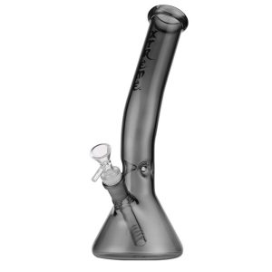 Xtreme Beaker Angled Bong with logo decal Transparent Black