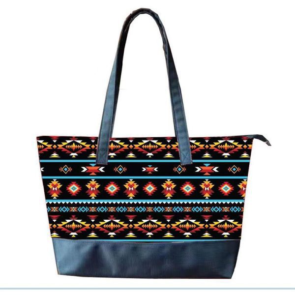 Heavy Duty Tote Bag - 7 Lakes print  (2536)