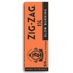 Zig Zag papers 1-1/4 orange slow burning