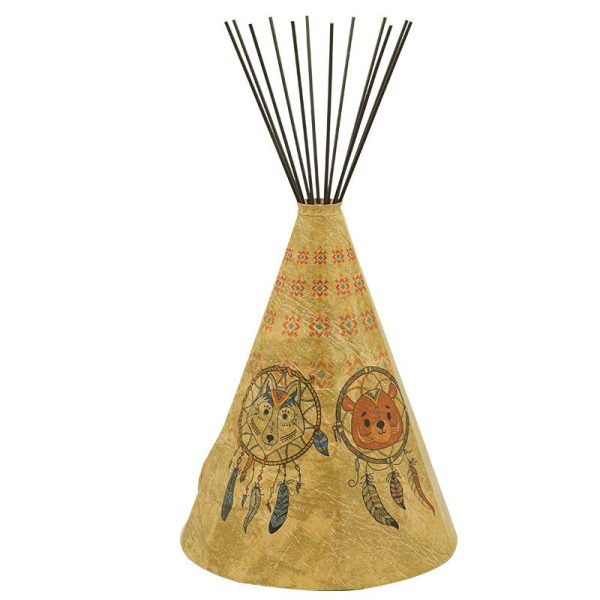 Special Edition Animal Dream Catcher Parchment Desk Teepee Lamp Individual - Large (LP-10045)