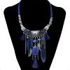 Beaded & Feathers Indigenous Necklace - (JS22210 - Set 5) - Image 2