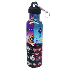 Nu Trendz stainless steel water bottle 16112 and star bursting design