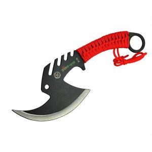 11.5" Zomb-War Tactical Axe Stainless Steel Red (8126)
