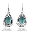 Metal Indigenous Turquoise Earrings - (JS22244 - Set 103) - Image 4