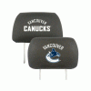 NHL-Vancouver Canucks -  Embroidered Head Rest Cover Set -  (17049) - Image 2