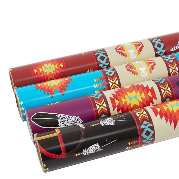 Wrapping Paper  (Roll) - Design Medicine Wheel 2021 w/Eagle Feather  - Assorted (2254)