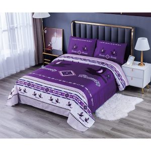 4pcs - Sacred Animal Queen Size Bedsheet (B22225)