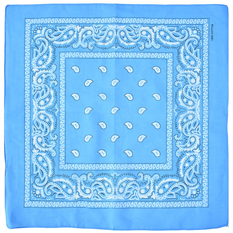 A-5 – Paisley Bandana – Turquoise – Canadian Distributor Inc.