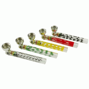 D&K Smoking Pipes With Screen - Clear  (DK-6)