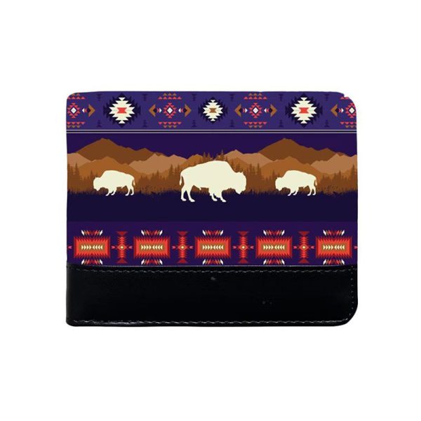 Rustic Bison Printed - Men's Bi-Fold Wallet - Assorted  (0548) - Image 4