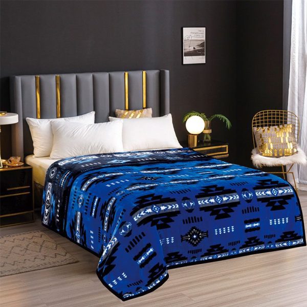 16112 Black Neon Collection Cloud Reversible Queen Blanket (1912 Black Neon) - Image 6