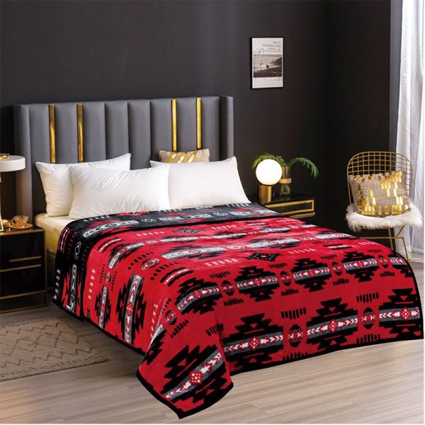 16112 Black Neon Collection Cloud Reversible Queen Blanket (1912 Black Neon) - Image 4