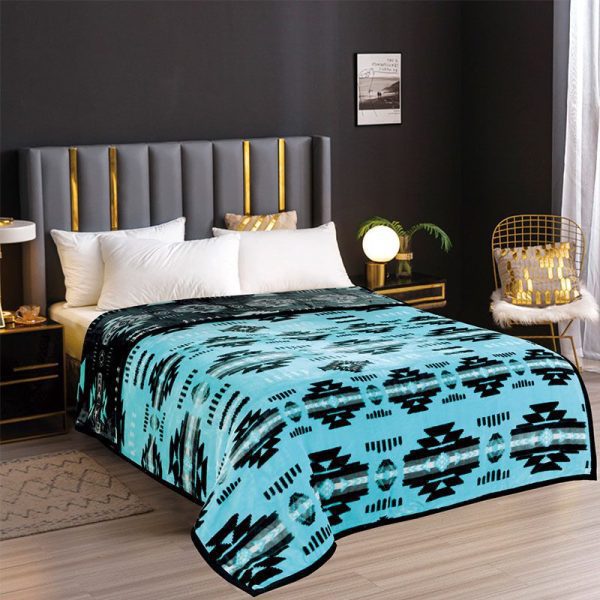 16112 Black Neon Collection Cloud Reversible Queen Blanket (1912 Black Neon) - Image 3