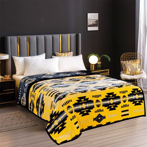 16112 Black Neon Collection Cloud Reversible Queen Blanket (1912 Black Neon) - Image 2
