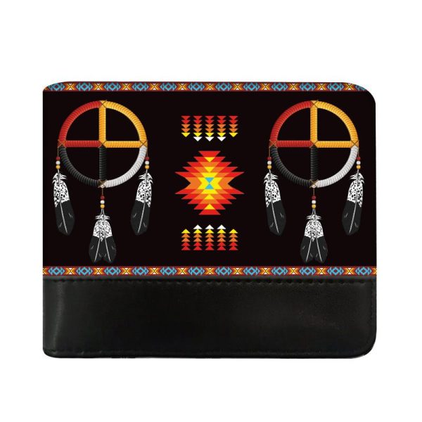 Medicine Wheel Printed - Men's Bi-Fold Wallet - Assorted  (0549) - Image 7