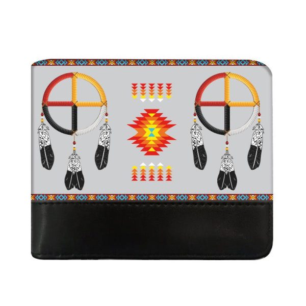 Medicine Wheel Printed - Men's Bi-Fold Wallet - Assorted  (0549) - Image 4