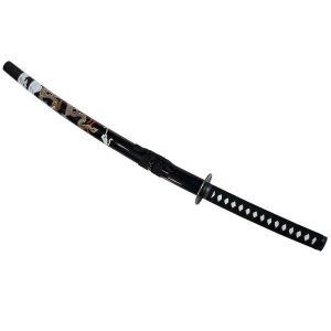 40.5" Black Collectible Dragon Katana Samurai Sword Ninja (6260)