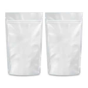 Loud Lock 1/4 Ounce Mylar Smell Proof Vacuum Seal Bags - White/Clear (MY-132)