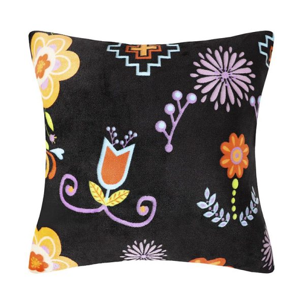 Native floral Design Silk touch Cushion 18x18" - Assorted   (0346) - Image 2