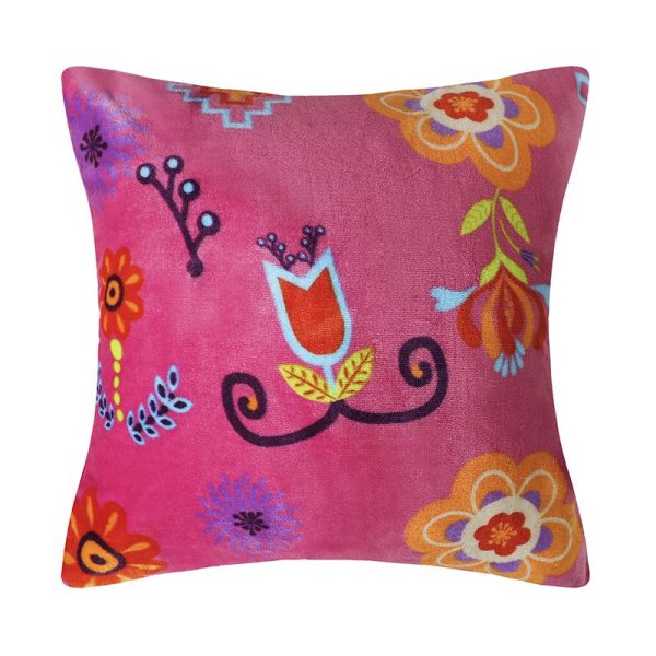 Native floral Design Silk touch Cushion 18x18" - Assorted   (0346) - Image 3