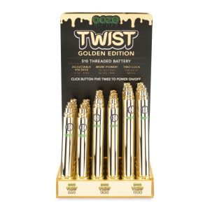 Ooze Twist Golden Edition -510 Threaded Battery Display