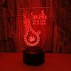 LED Table Lamp - Smoke Now and Later - 3D Night Light Optical Visual Illusion (420 Light-13) - Image 7