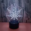 LED Table Lamp - Star Leaf - 3D Night Light Optical Visual Illusion (420 Light-17) - Image 7