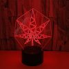 LED Table Lamp - Star Leaf - 3D Night Light Optical Visual Illusion (420 Light-17) - Image 6
