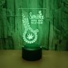 LED Table Lamp - Smoke Now and Later - 3D Night Light Optical Visual Illusion (420 Light-13) - Image 6