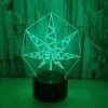 LED Table Lamp - Star Leaf - 3D Night Light Optical Visual Illusion (420 Light-17) - Image 5